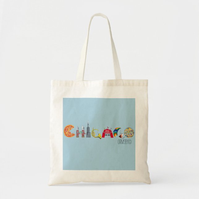 Tote Bag Chicago Fourre-tout (Devant)
