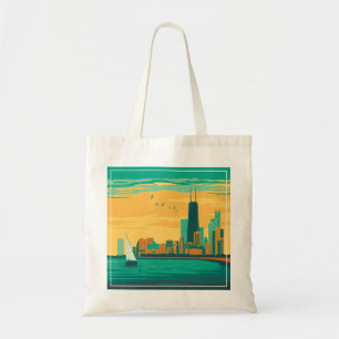 Tote Bag Chicago, IL - Profitez du bord de mer
