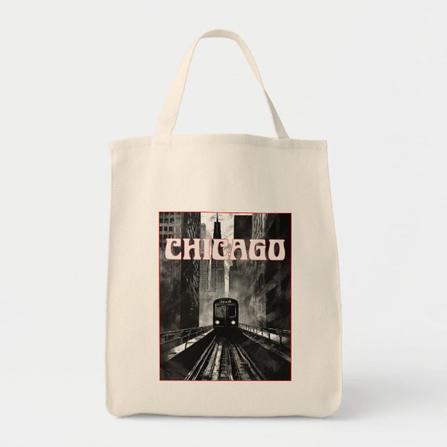 Tote Bag Chicago Illinois (Devant)