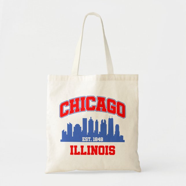 Tote Bag Chicago, Illinois (Devant)