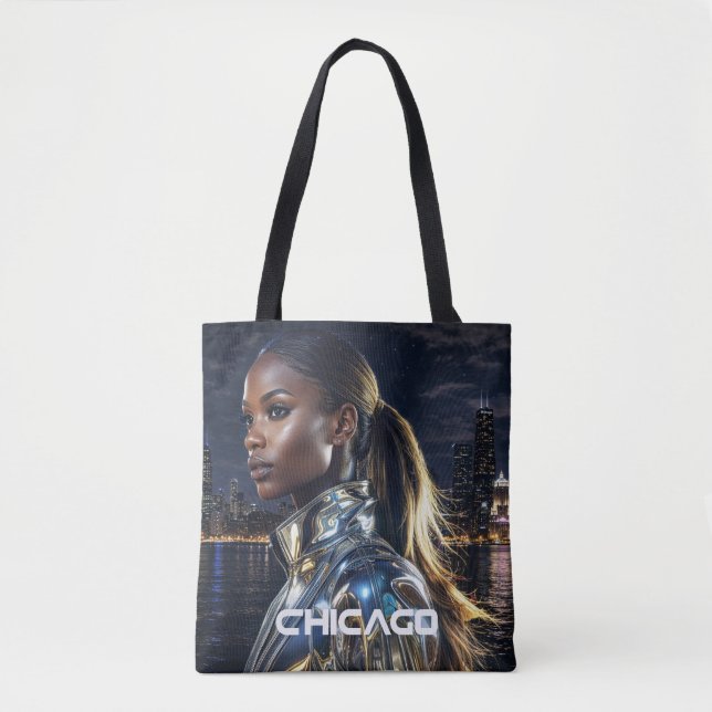 TOTE BAG CHICAGO - ILLINOIS (Devant)