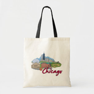 Tote Bag Chicago, Illinois Célèbre des États-Unis