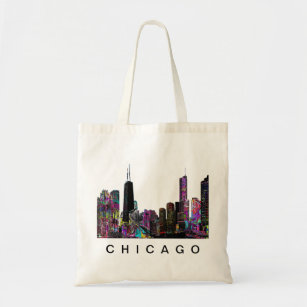 Tote Bag Chicago, Illinois en graffiti