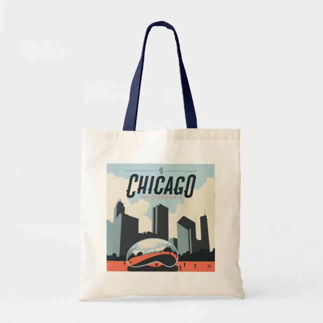 Tote Bag Chicago, Illinois | Millennium Park (Devant)