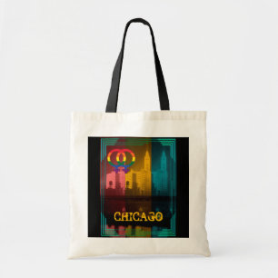 Tote Bag Chicago Lesbian Interest Colorée Pride Gay
