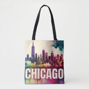 Tote Bag Chicago Skyline