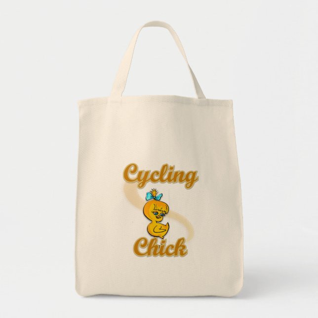 Tote Bag Chick cycliste (Devant)
