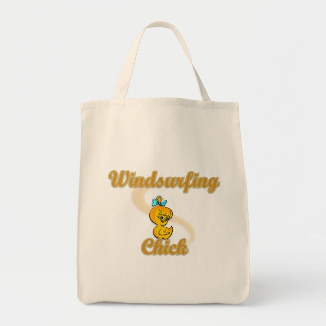 Tote Bag Chick de planche à voile (Devant)