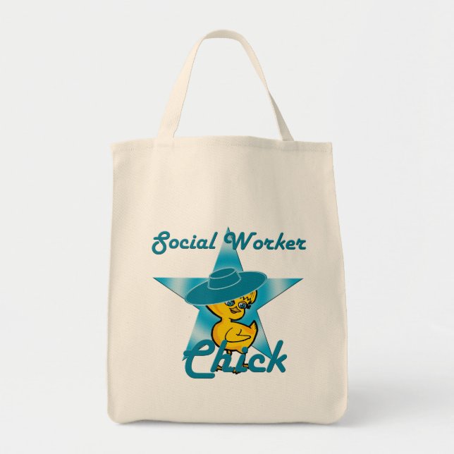 Tote Bag Chick ouvrier social #7 (Devant)