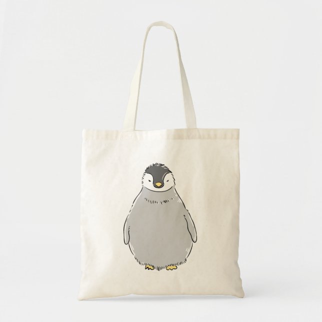 Tote Bag Chick Pingouin mignon (Devant)