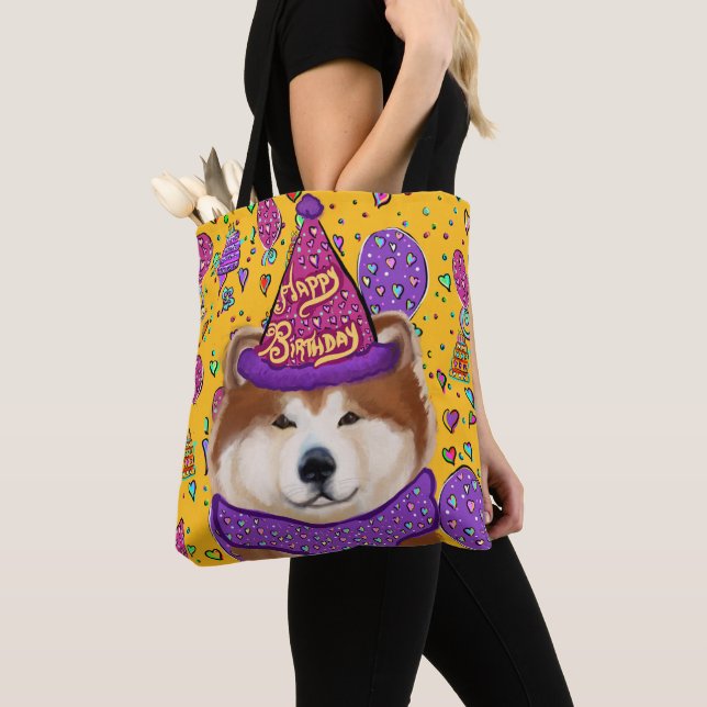TOTE BAG CHIEN AKITA (De près)