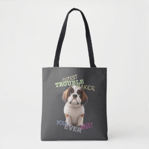Tote Bag Chien animal de compagnie le plus difficile à tail
