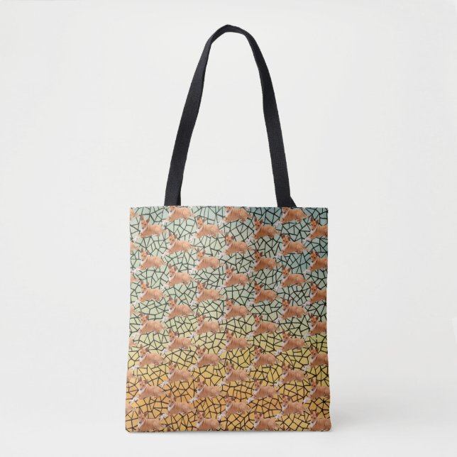 Tote Bag Chien Basenji élégant  (Devant)