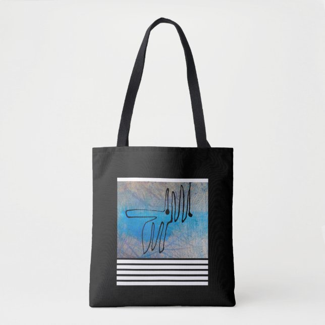 Tote Bag Chien bleu (Devant)