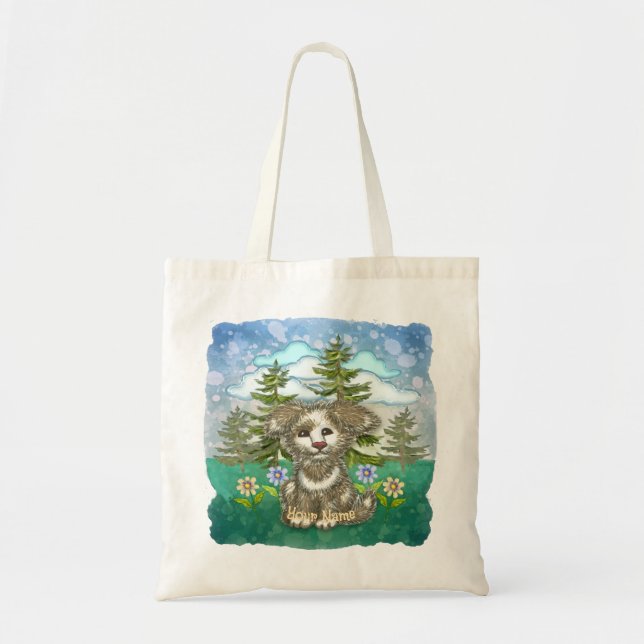 Tote Bag Chien Brownie Pup  (Devant)