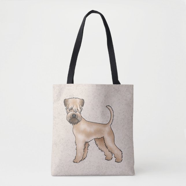 Tote Bag Chien caricaturé doux irlandais (Devant)