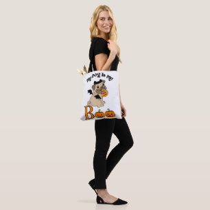 Tote Bag Chien Carlin d'Halloween