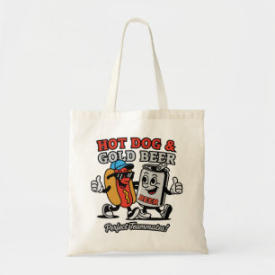 Tote Bag Chien chaud et bière froide