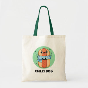 Tote Bag Chien chéri Funny Chili Hot Dog Pun