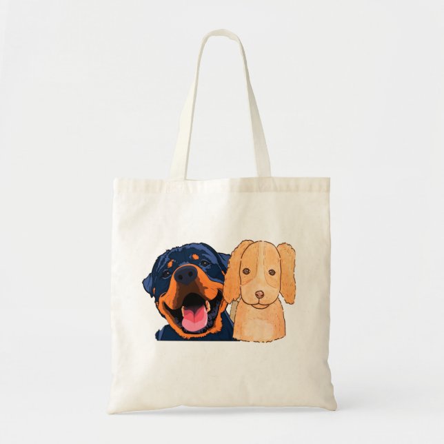 Tote Bag Chien, Chien, Chien, Animal (Devant)