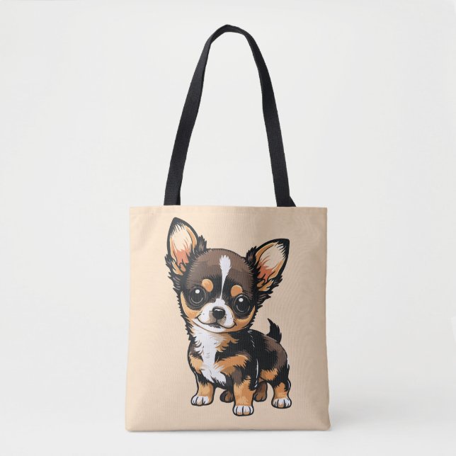 Tote Bag Chien Chihuahua  (Devant)