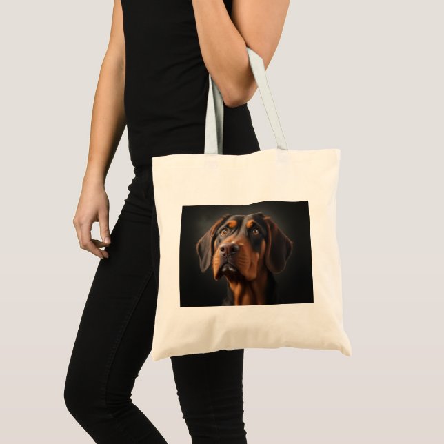 Tote Bag Chien Coonhound (Devant (produit))