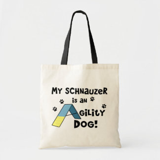 Tote Bag Chien d'agilité de Schnauzer