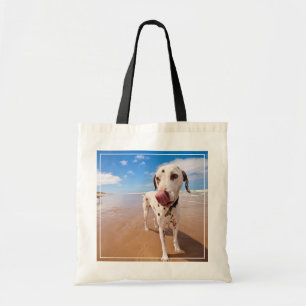Tote Bag Chien dalmatien sur la plage