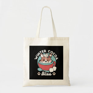 Tote Bag Chien dans la Mug Festive pour Vibes de vacances -