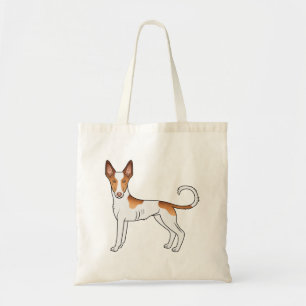 Tote Bag Chien de bande dessinée à poil lisse Ibizan Hound