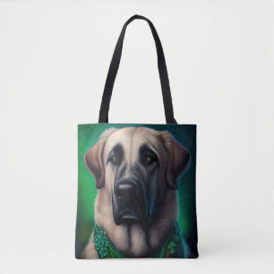 Tote Bag Chien de berger anatolien en tenue de la Saint-Pat