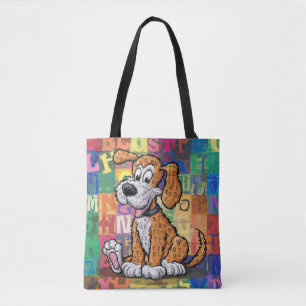 Tote Bag Chien de dessin animé