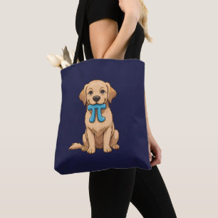 Tote Bag Chien De Jour Pi Avec Symbole Pi Joyeuse Journée