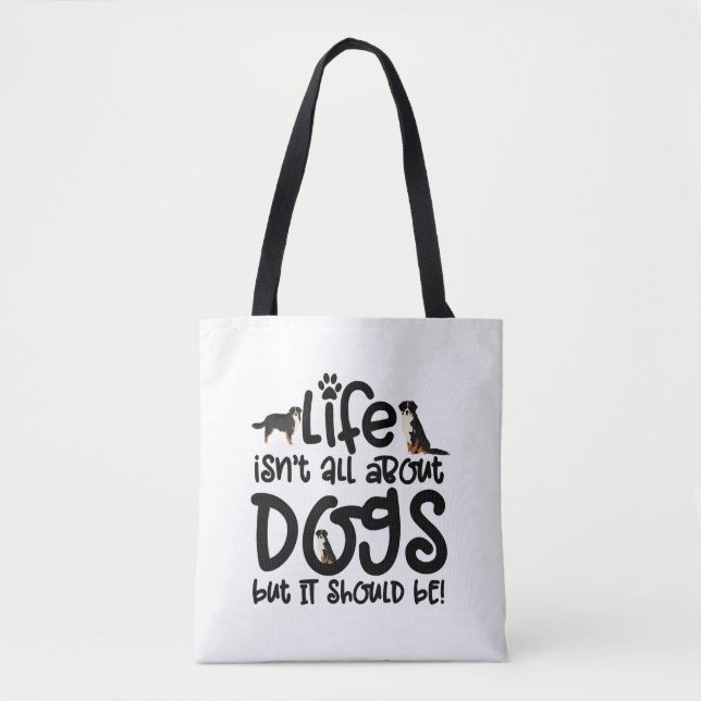 Tote Bag Chien de montagne bernois (Devant)