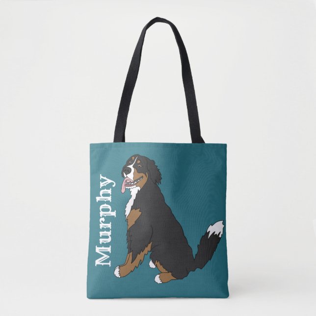 Tote Bag Chien de montagne bernois personnalisable   (Devant)