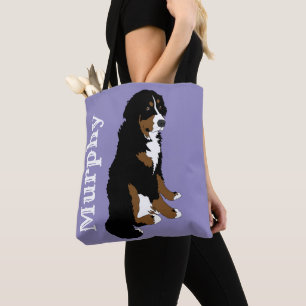 Tote Bag Chien de montagne bernois personnalisable