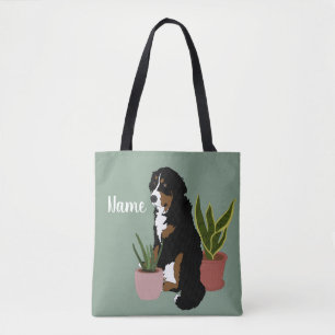 Tote Bag Chien de montagne bernois sur mesure