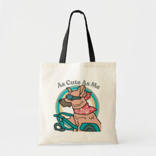 Tote Bag Chien de rue rétro avec lunettes de soleil Drôle