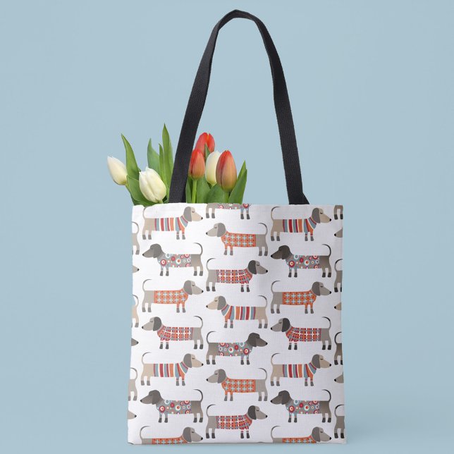 Tote Bag Chien de saucisse Dachshund (Créateur téléchargé)