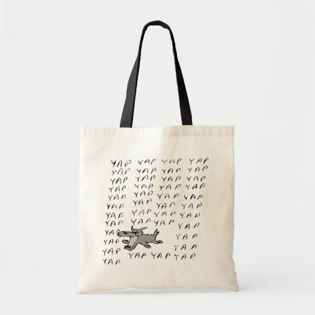 Tote Bag Chien d'écorcement (Devant)