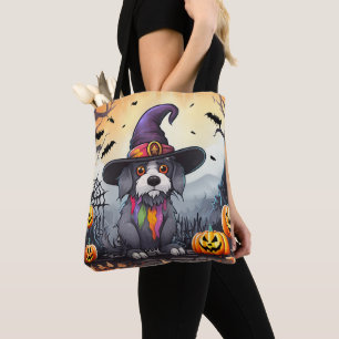 Tote Bag Chien d'Halloween
