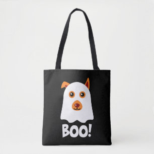 Tote Bag Chien d'Halloween Boo