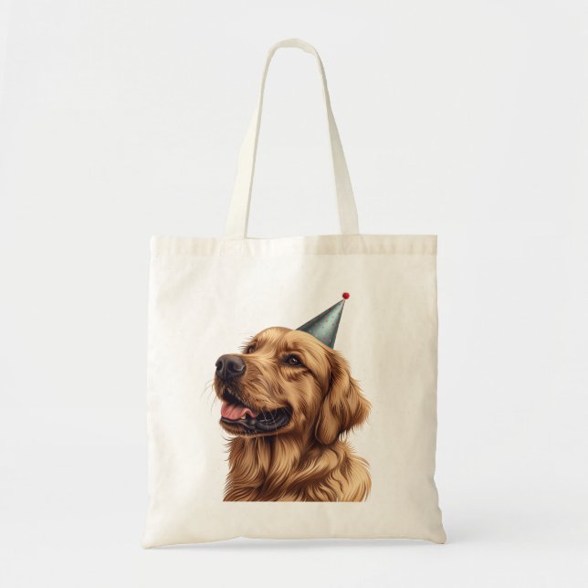 Tote Bag Chien d'or de l'épreuve d'anniversaire (Devant)