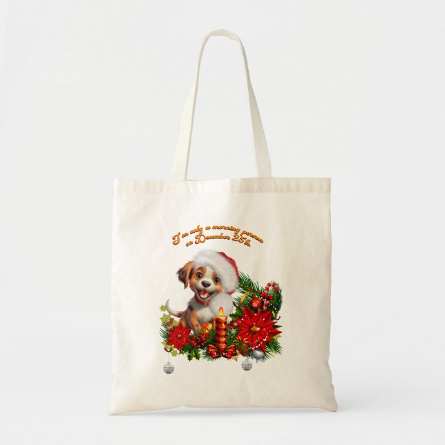 Tote Bag Chien drôle (Devant)