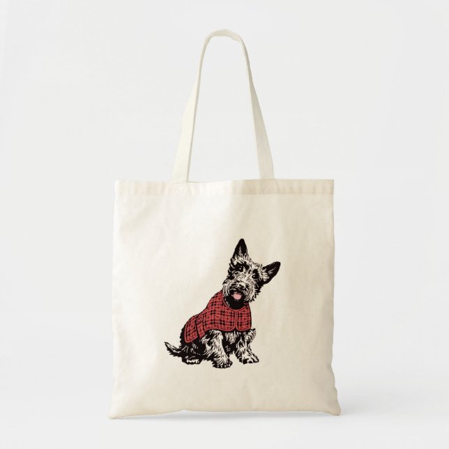 Tote Bag Chien écossais (Devant)