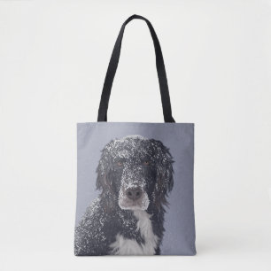 Tote Bag Chien espagnol mixer portrait animal de compagnie