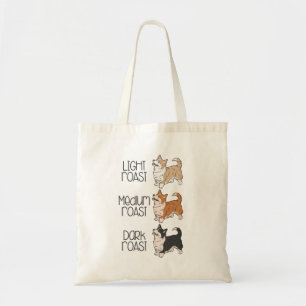 Tote Bag Chien et café de Corgi