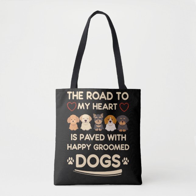 Tote Bag Chien Grooming Looming Animal Chien Groomer (Devant)