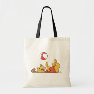 Tote Bag Chien jouant avec des tee-shirts et des cadeaux de