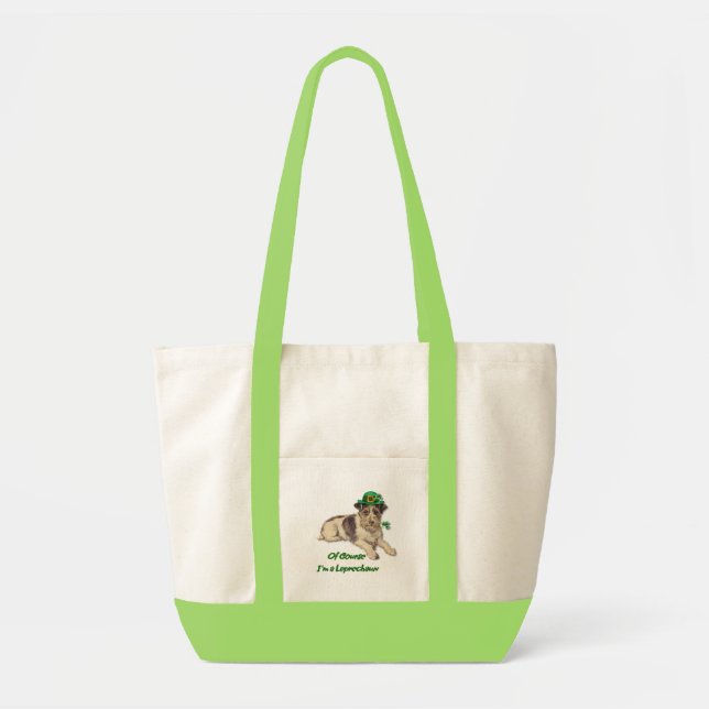 Tote Bag Chien Leprechaun (Devant)